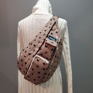 HTF-Discontinued- KAVU CATTITUDE Rope Sling Bag